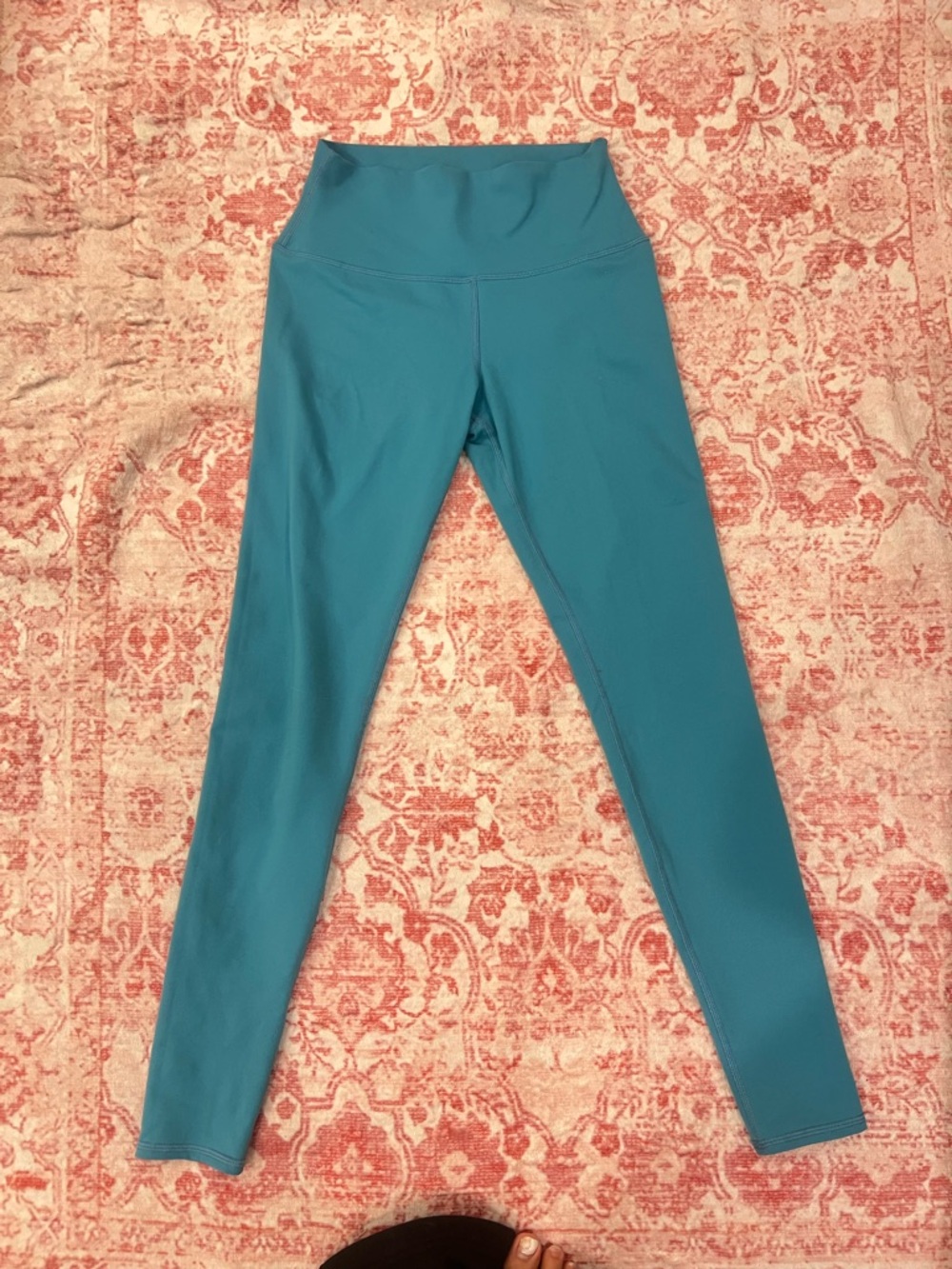 Alo Yoga Teal Blue High-Waisted Leggings